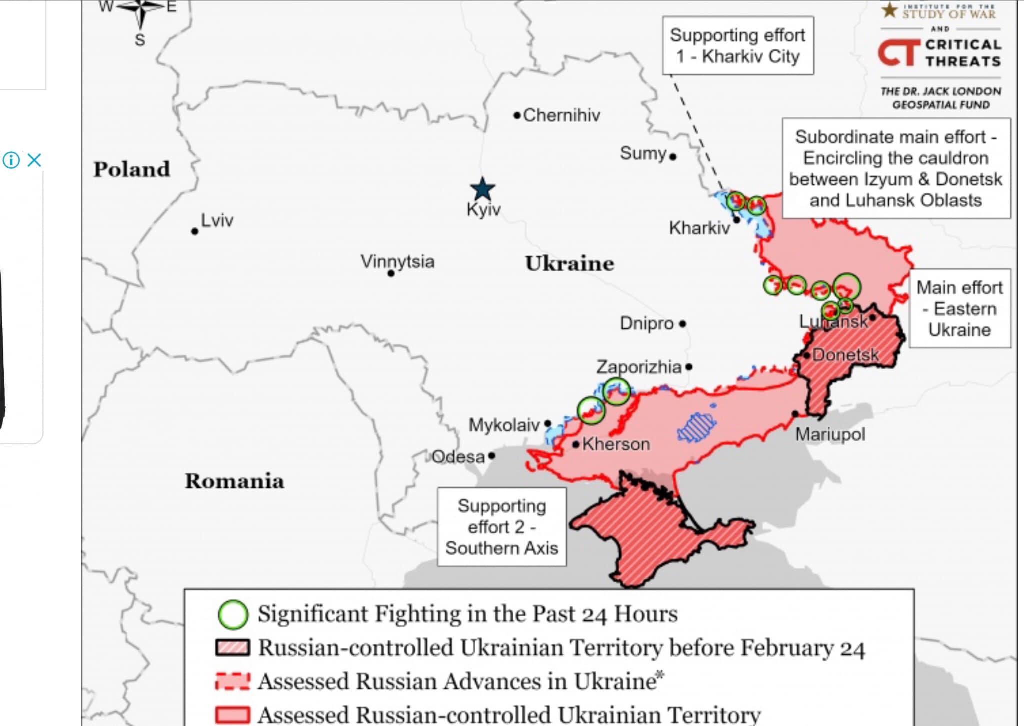 Карта військових дій